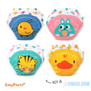 EasyPants - Cueca e Calcinha Para Desfralde (4 PEÇAS) 1 a 5 anos