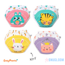 EasyPants - Cueca e Calcinha Para Desfralde (4 PEÇAS) 1 a 5 anos