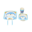 Kit de Introdução Alimentar de Fibra Bambu Ecológico (Personagens)